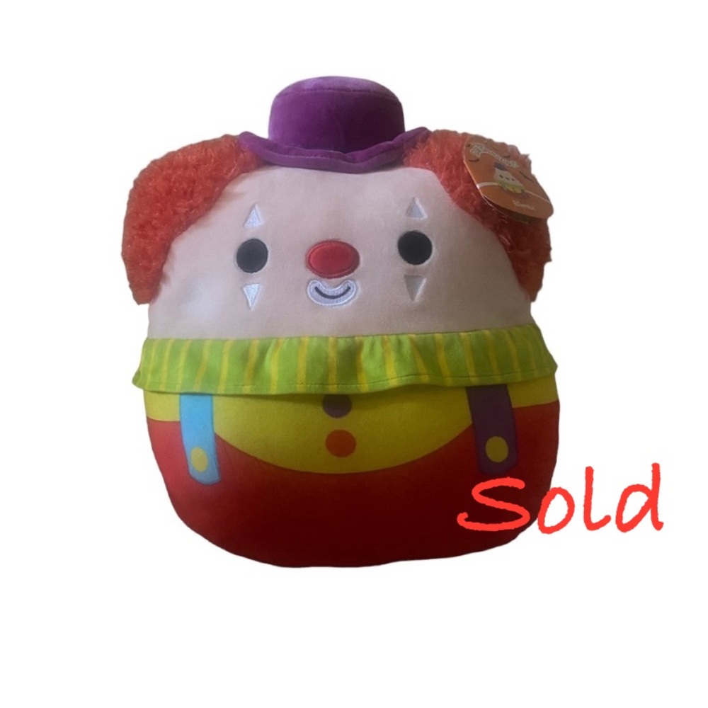 Bimbi the Clown Squishmallow 12" Squishmallow Plush Kellytoy 2022 NEW Jazwares